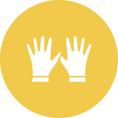Obraz premium Cleaning Gloves Icon