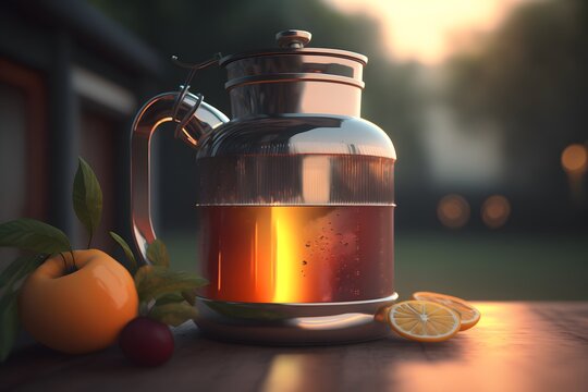 Orange Juice created using AI Generative Technology