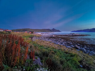 Fototapeta na wymiar Coastal Landscape from Lofoten islands