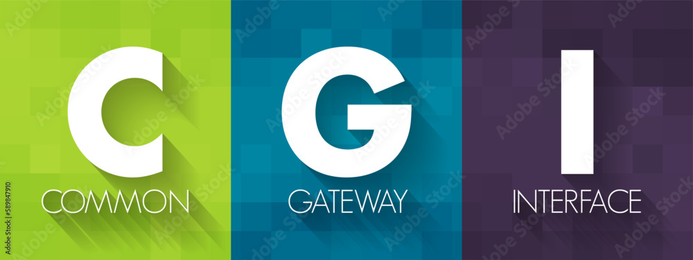 Poster cgi common gateway interface - provides the middleware between www servers and external databases an