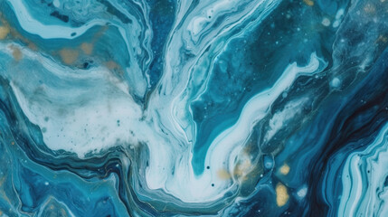 Natural blue marble texture background. Based on Generative AI