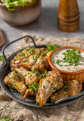 Fried Parmesan Chicken Wings
