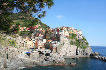 Fototapeta na wymiar Italy. Cinque Terre. Manarola village