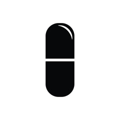 pils,capsul, icon, vector, template, design, flat,logo, collection
