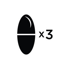 pils,capsul, icon, vector, template, design, flat,logo, collection