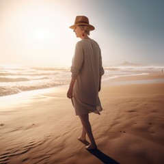 person on the beach