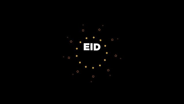 Eid mubarak motion design animation