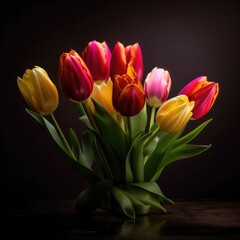 bouquet of tulips