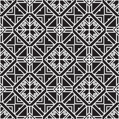 Vector seamless models. Modern stylish texture. Composition from regularly repeating geometrical element. Monochrome, simple. Vector illustrations.