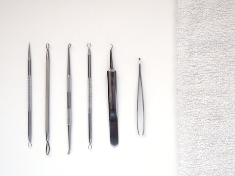 Tools for blackhead remover, pimple extractor, acne removal