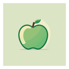 apple simple modern logo vector
