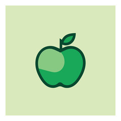 apple simple modern logo vector
