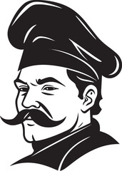 Chief, Chief cook, Chief logo icon Vector Illustration, SVG
