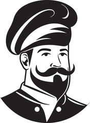 Chief, Chief cook, Chief logo icon Vector Illustration, SVG