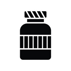 medicine bottle, icon, vector, template, design, flat,logo, collection