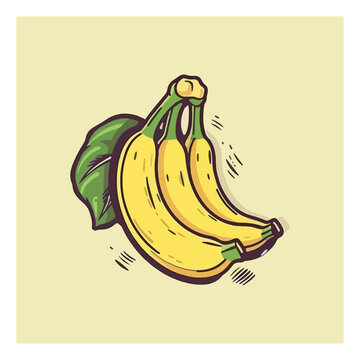 banana simple modern logo vector