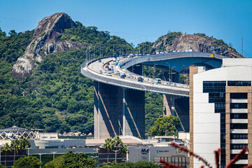 Famous tourist spot in the state of Espirito Santo in Brazil, third bridge, 