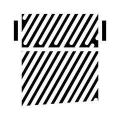 spunbond garden glyph icon vector illustration