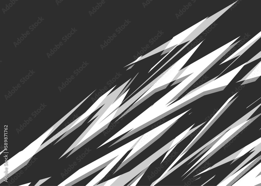 Poster abstract background with seamless sharp and slash line pattern and with some copy space area
