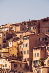 Naklejka premium Siena Old Town, medieval city, Tuscany, Italy