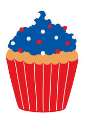 Independence day holiday party USA elements vector
