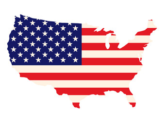 Independence day holiday party USA elements vector