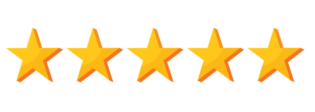 stars customer reviews vector illustration	
