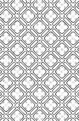 Modern seamless geometric hexagon shapes repeated pattern design vector element in black color 