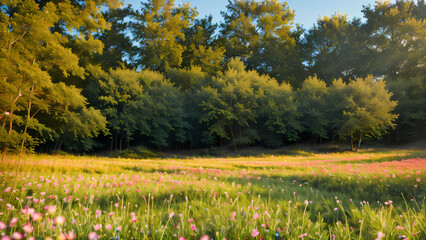 Obraz premium field of flowers