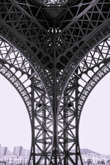 Tianducheng, China is suburb of Hangzhou, Zhejiang Province Eiffle Tower is a life size replica of Paris, France.