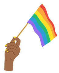 LGBT peace love rainbow collection elements