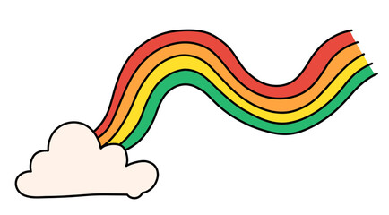 LGBT peace love rainbow collection elements