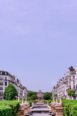 Tianducheng, China is suburb of Hangzhou, Zhejiang Province Eiffle Tower is a life size replica of Paris, France.