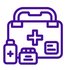 Fototapeta premium medicine first aid kit