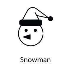 Snowman icon. Suitable for Web Page, Mobile App, UI, UX and GUI design