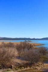 Beautiful landscape of Lake Vrana, Croatia.