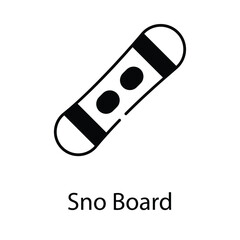 Sno Board icon. Suitable for Web Page, Mobile App, UI, UX and GUI design