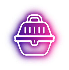 Set of pet shop neon