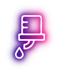 Set of pet shop neon