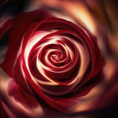 Rosy Floral Blur: A Dynamic and Transparent Headshot with a Touch of Artistic Blur