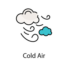 Cold Air icon. Suitable for Web Page, Mobile App, UI, UX and GUI design