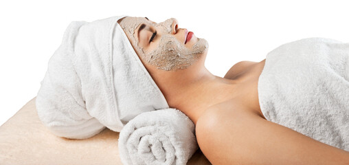 young woman having beauty treatment