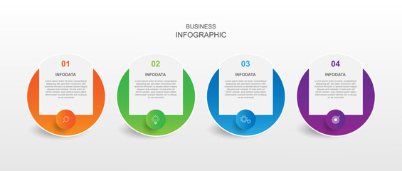 Infographic template vector