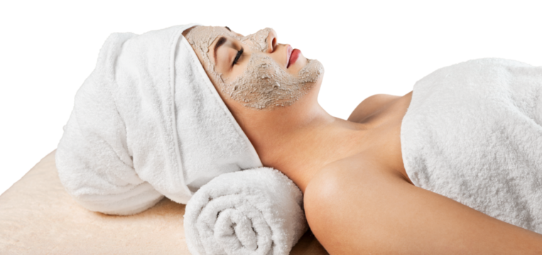 young woman having beauty treatment