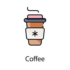 Coffee icon. Suitable for Web Page, Mobile App, UI, UX and GUI design