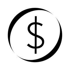 Icon of Coin, Representing Wealth, Savings, Finances and Business. Perfect for Financial Apps, Websites and Presentations.
