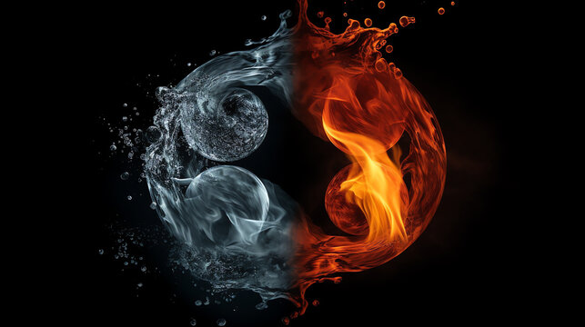 Fire versus Water as Yin and Yang, Hot vs. Cold
