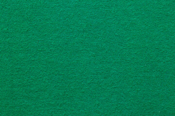 The Dark green velvet texture background. Green velvet fabric