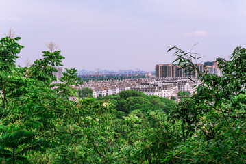 the Window of the World. It is a theme park opened in 1993 and has more than 130 reproductions of famous places in the world. Tianducheng, China is suburb of Hangzhou, Zhejiang