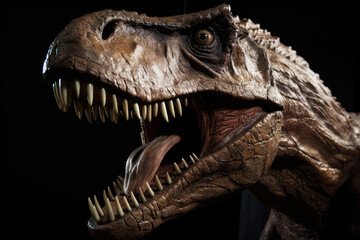 Obraz premium Tyrannosaurus rex dinosaur created with AI